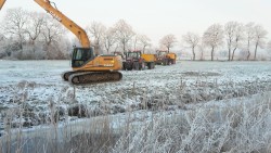 Foto Entschlammung des Abelitz Moordorf Kanals von Longewehr bis nach Victorbur 2016