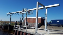 Fotos Neue Rechenreinigungsanlage Hauptunterschoepfwerk Forlitz Blaukirchen 2020