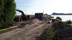 Fotos Neue Rechenreinigungsanlage Hauptunterschöpfwerk Kleine Knockster Sielacht 2019 / 2020